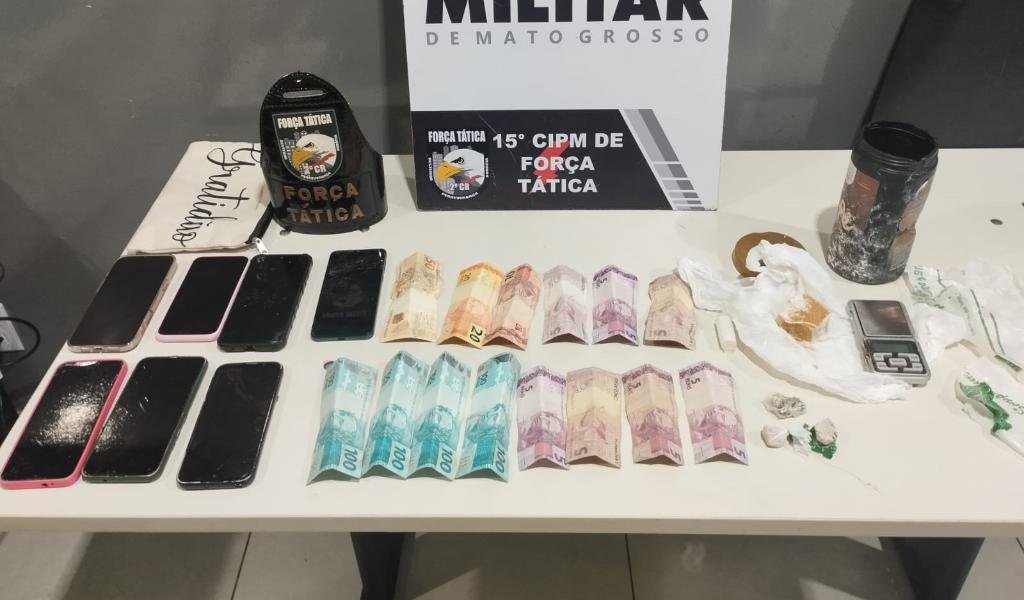 Força Tática prende tráfico em Várzea Grande (MT)