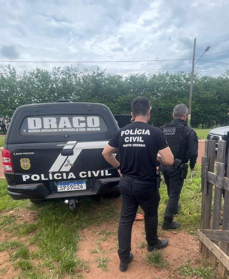Casal faccionado crimes MT é preso em Itaúba pela Draco