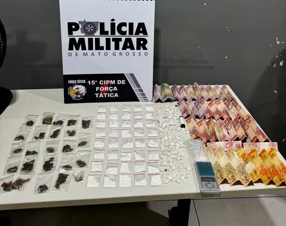 Apreensão drogas Várzea Grande: dois presos no Mapim