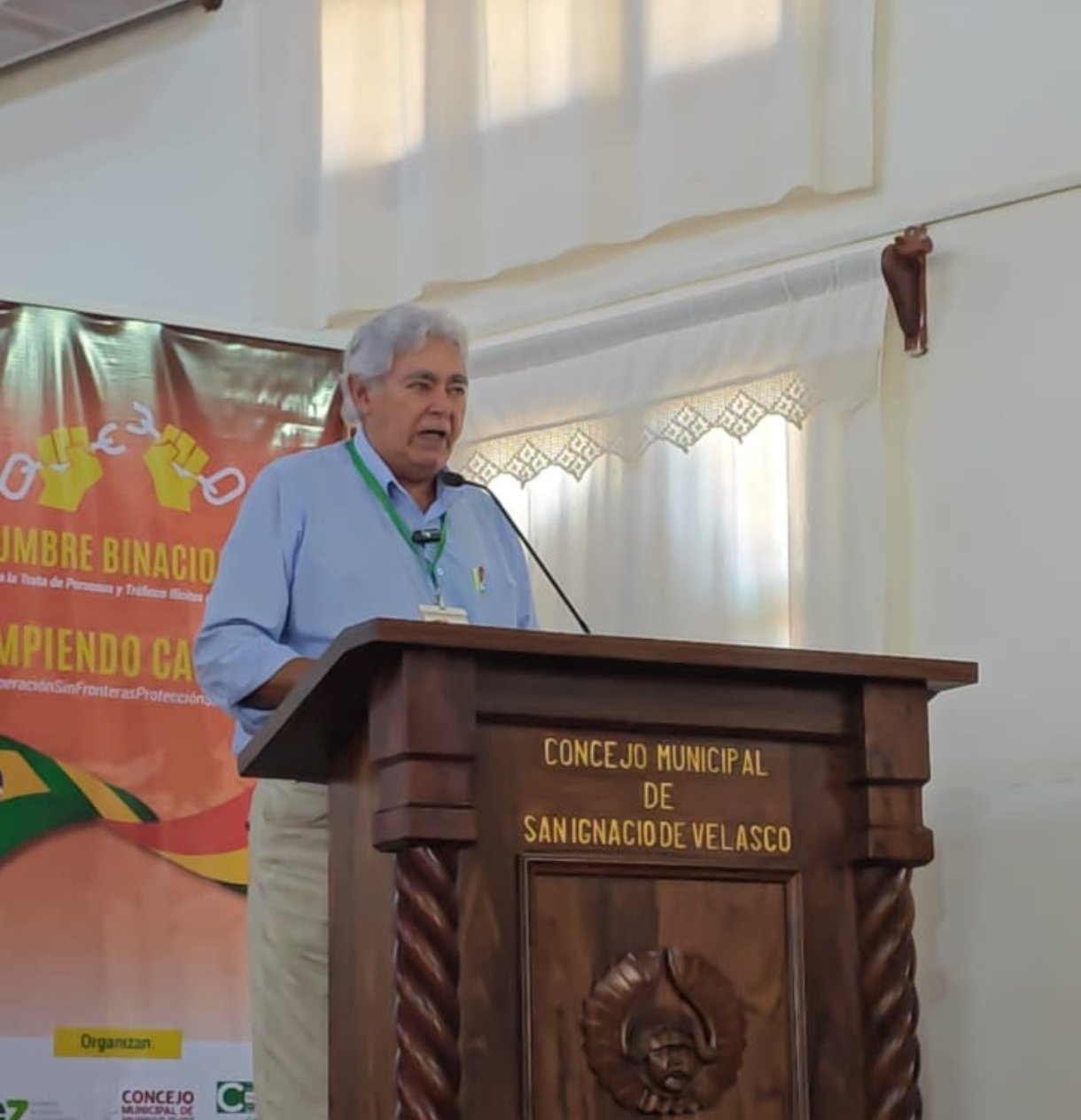 Cúpula Binacional Tráfico Pessoas em San Ignacio de Velasco