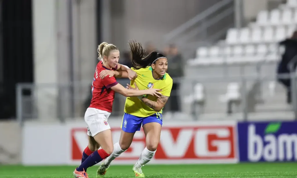 seleção brasileira feminina perde por 3 a 1 da Noruega em penúltimo amistoso de 2025, na Espanha - em 28/11/2025