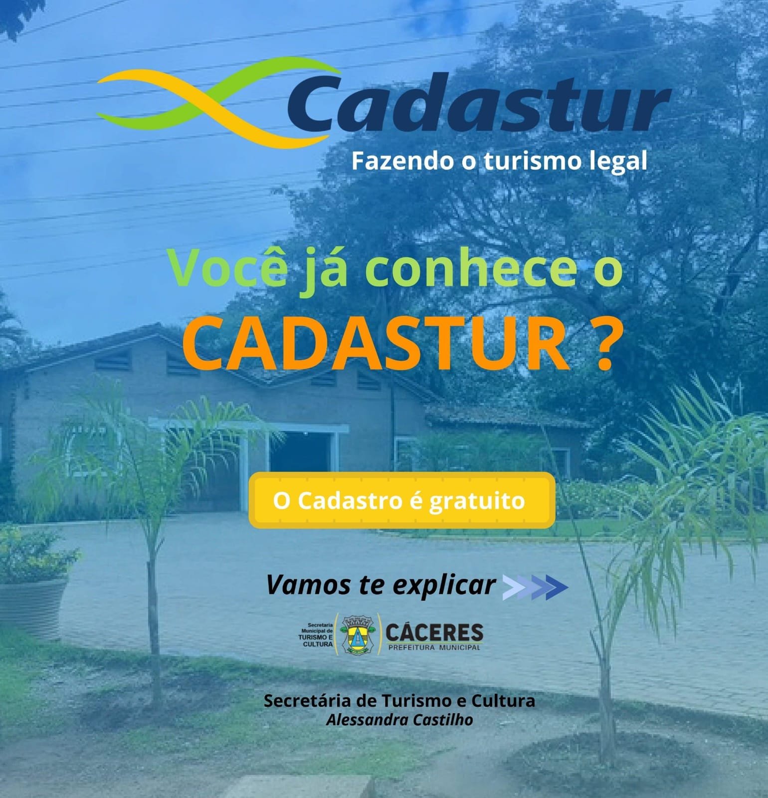 Cadastur Cáceres: Prefeitura incentiva formalização turística