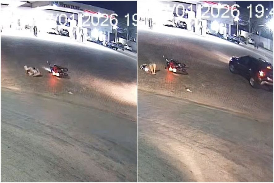 Criança ferida acidente: criança de 3 anos se fere em Nobres