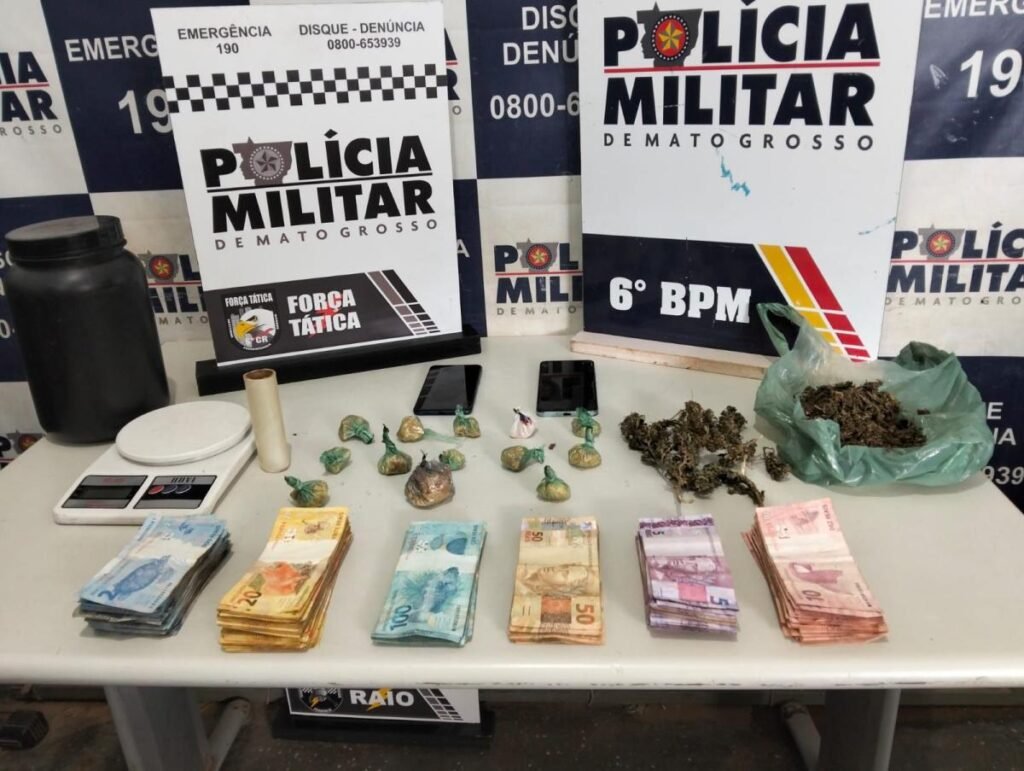 Tráfico de drogas Cáceres: Polícia prende dois com entorpecentes