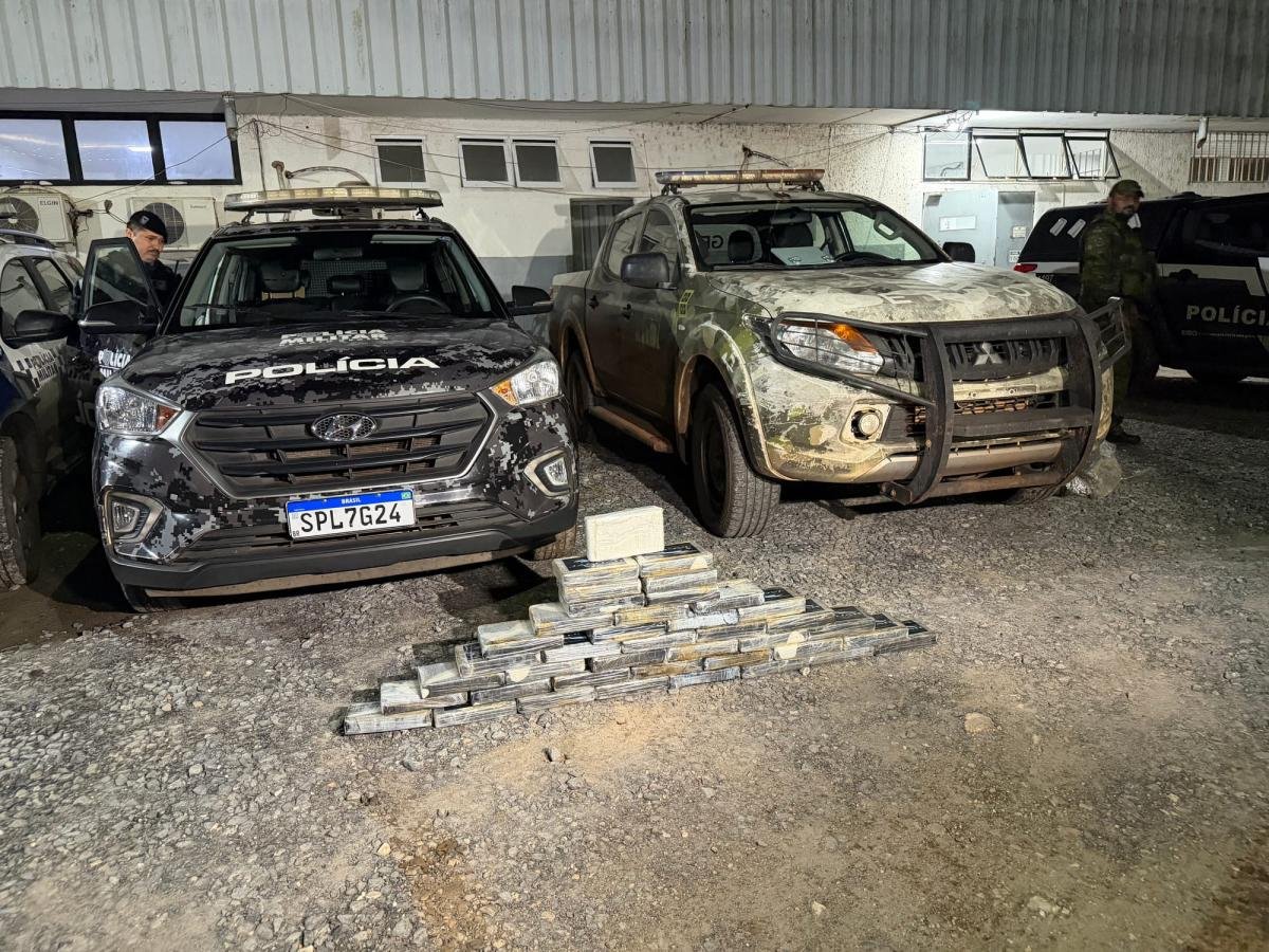 Apreensão cocaína Cuiabá: Homem é preso com 44 kg na BR-070