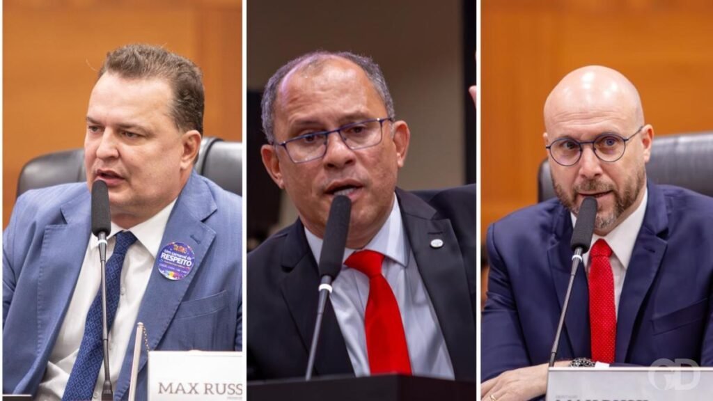 Ato de filiação ao Podemos em Cuiabá: Max Russi e deputados