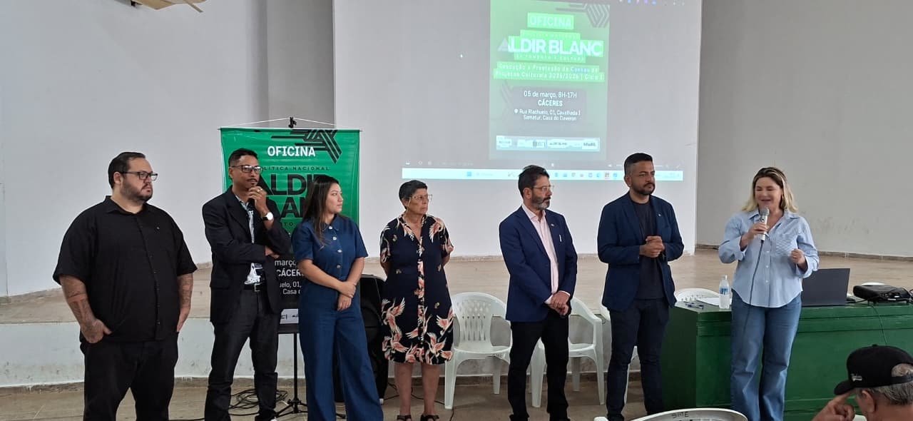 Oficina sobre projetos culturais em Cáceres orienta fazedores