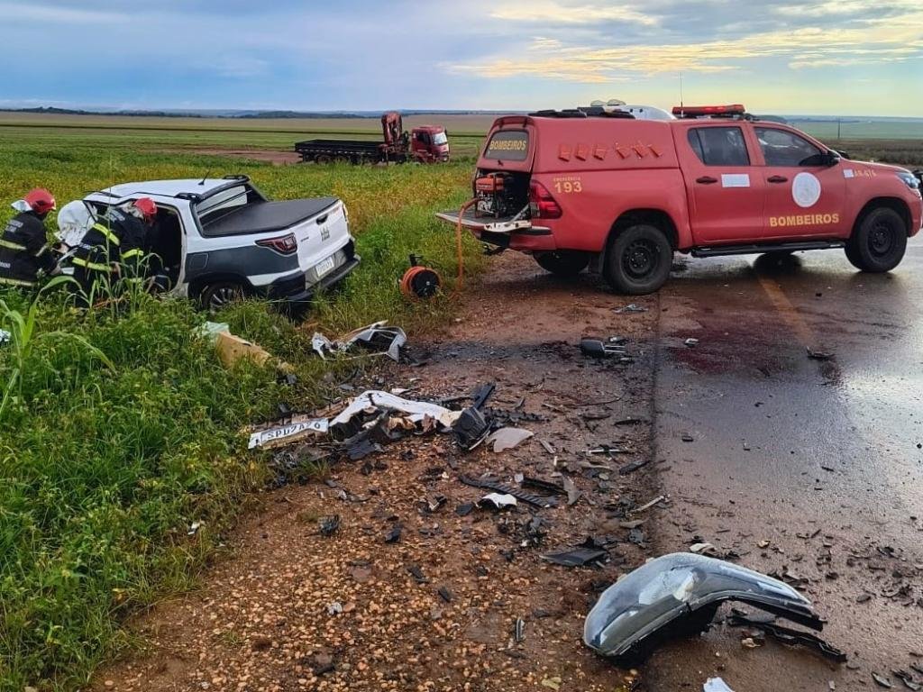Acidentes de trânsito em Cáceres: Bombeiros atendem ocorrências