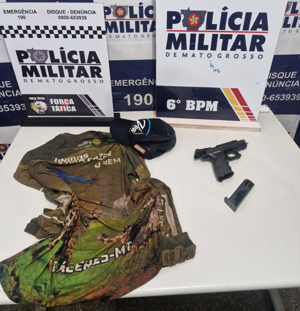 Tentativa de homicídio em Cáceres: Força Tática prende suspeito