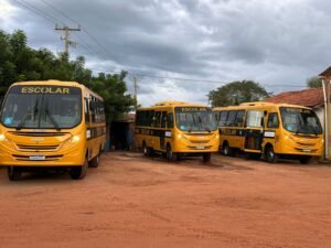 Os novos ônibus escolares chegam a Cáceres para reforçar frota