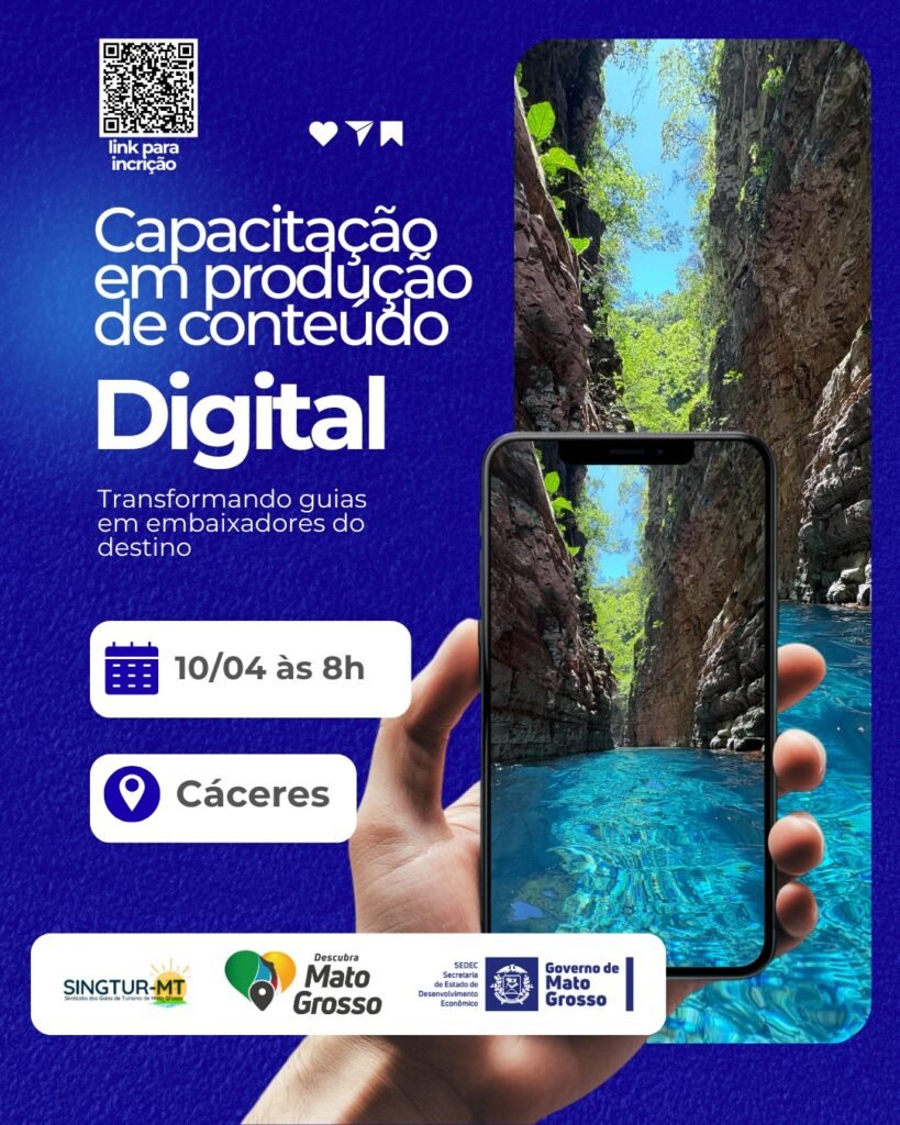 Capacitação de turismo digital em Cáceres qualifica profissionais