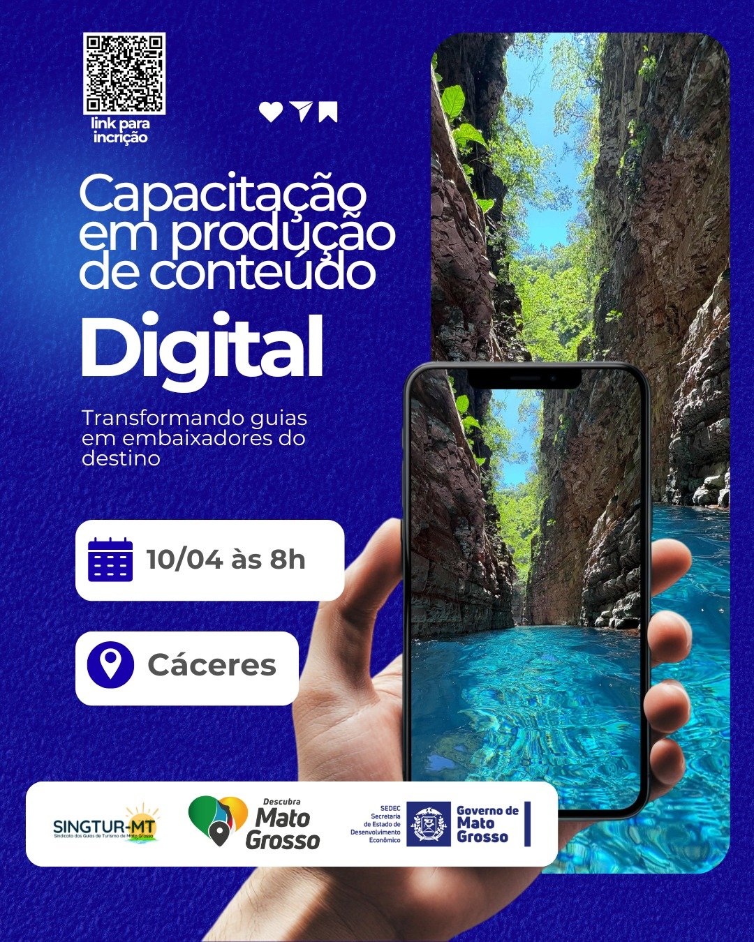 Capacitação de turismo digital em Cáceres qualifica profissionais