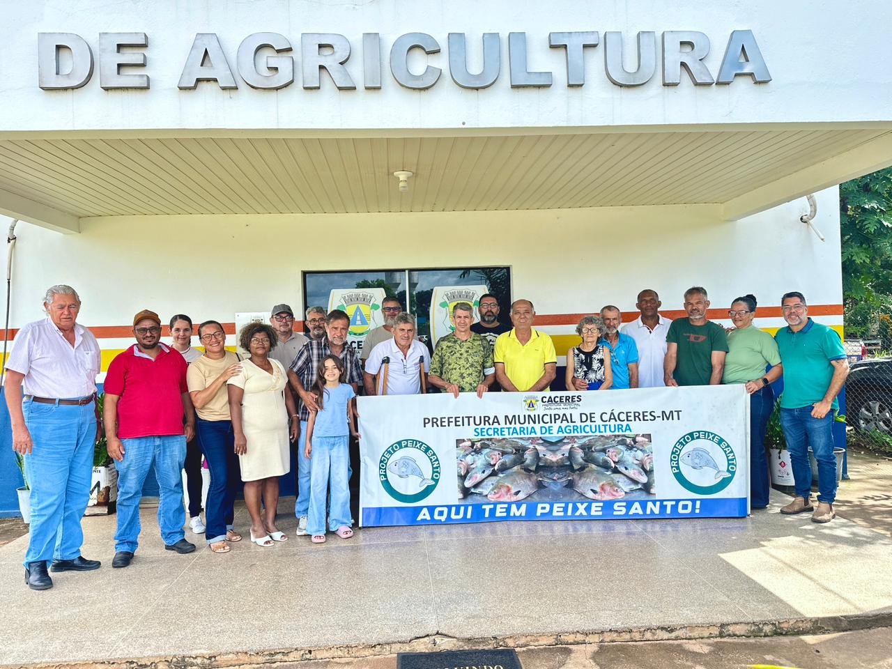 Projeto Peixe Santo em Cáceres: Preparativos e credenciamento