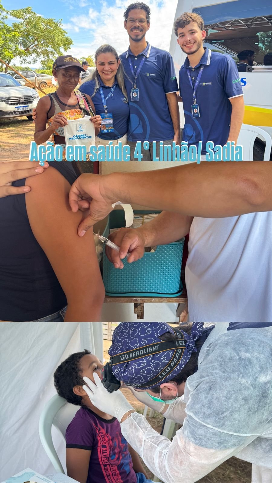 Ação de saúde no Assentamento Sadia amplia acesso a serviços