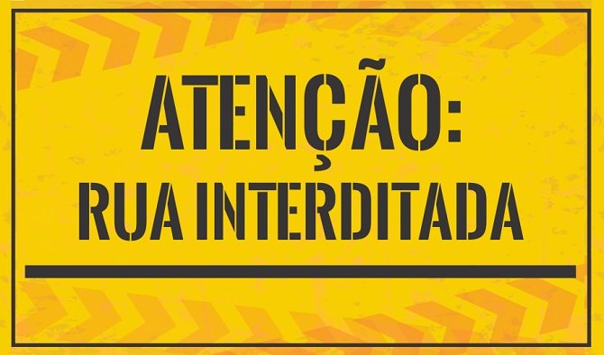 Interdição de vias em Cáceres para serviços de cabos