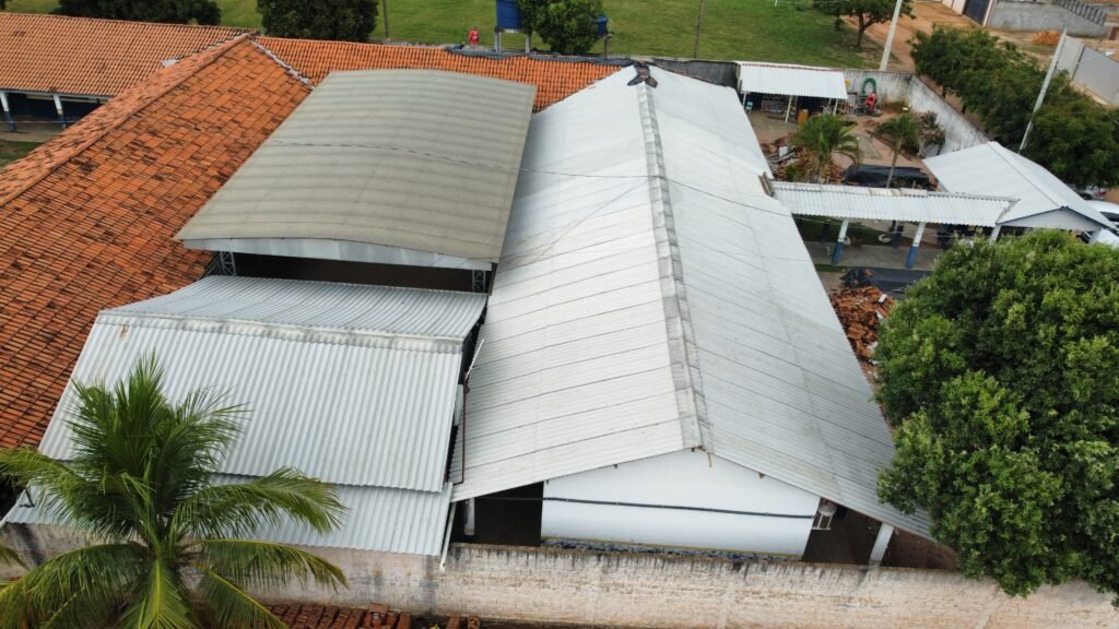 Melhorias na Escola Santo Antônio do Caramujo em Cáceres