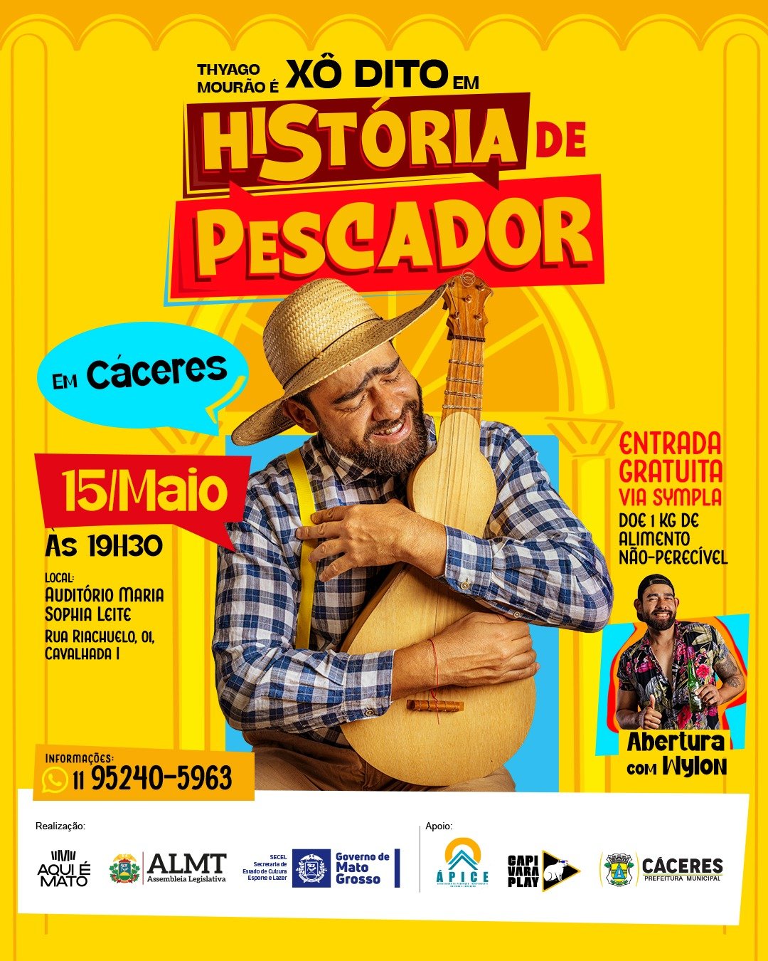 O espetáculo História de Pescador chega a Cáceres em 15 de maio