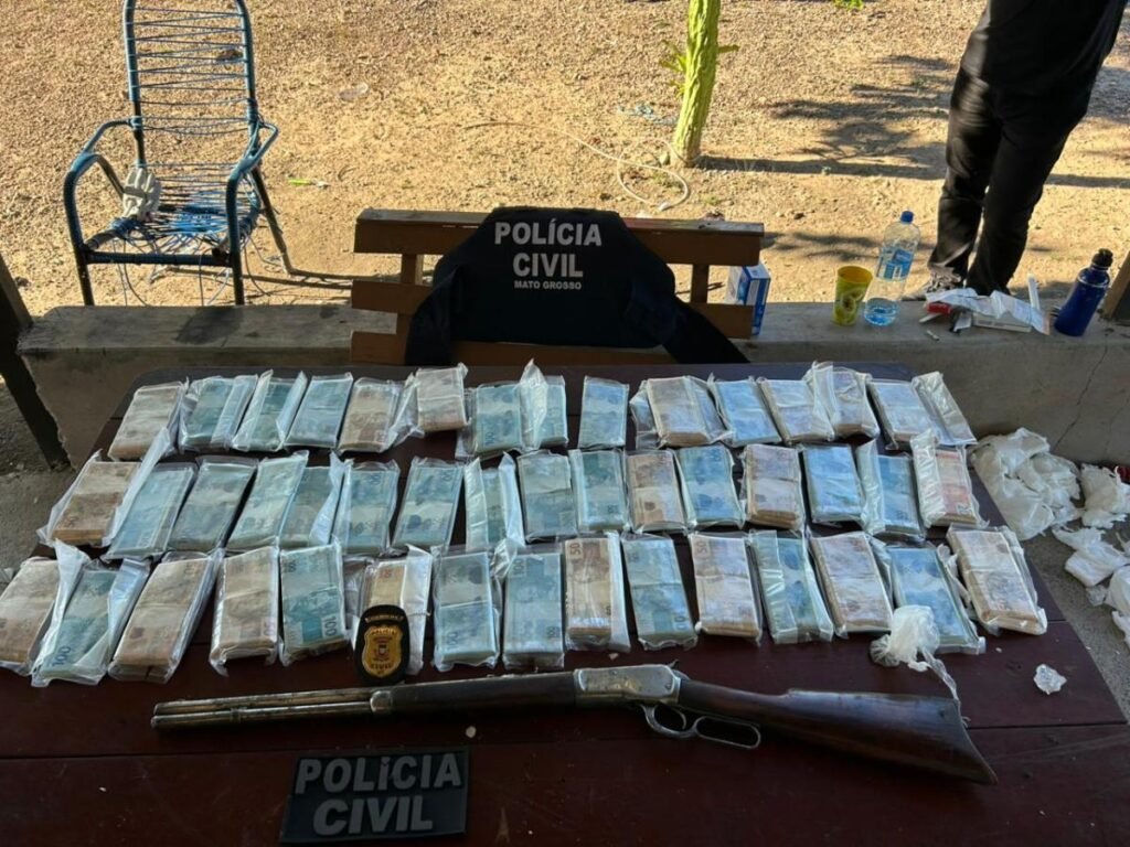 Operação Catalunha em MT: R$ 460 mil apreendidos de facção
