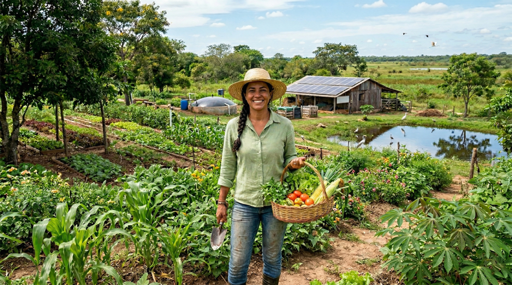 O feminino na sustentabilidade: criação, cuidado e conexão.