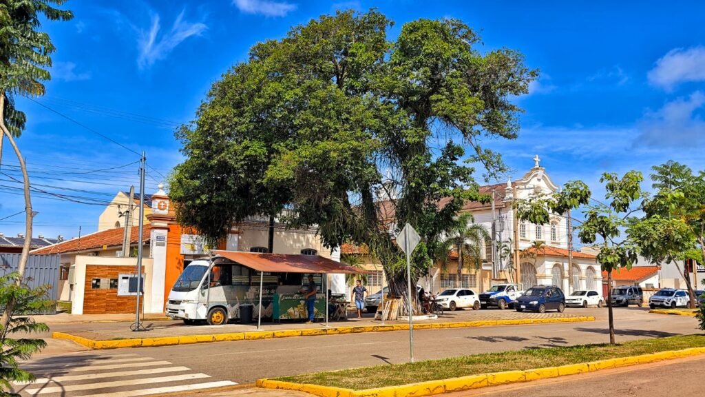 Manejo preventivo de arborização em Cáceres na 7 de Setembro