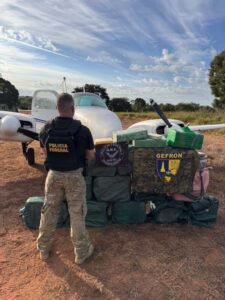 Apreensão de cocaína: PF e forças de segurança apreendem 450 kg em MT