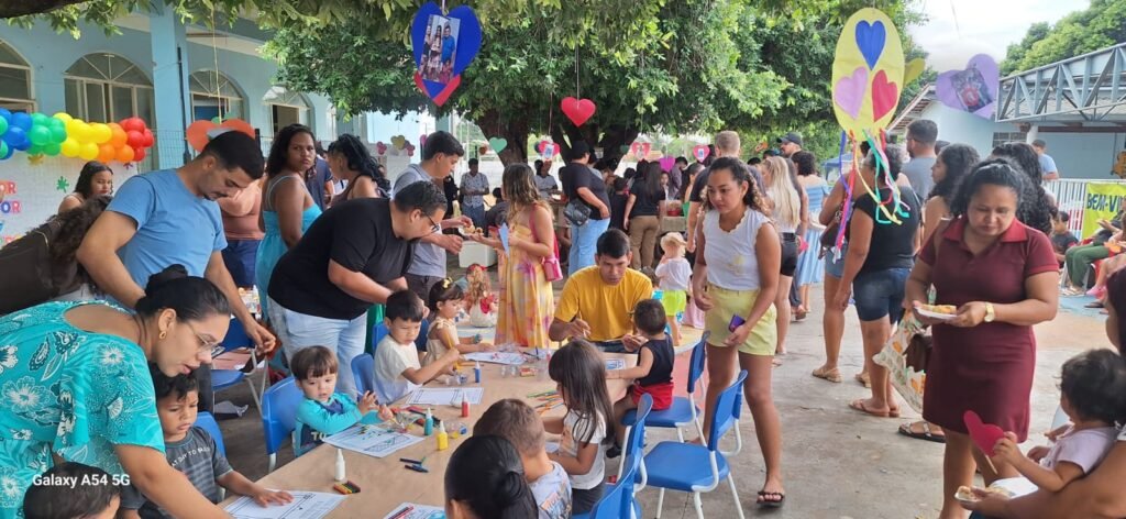Festa da Família em Cáceres fortalece vínculos na EMEI Léa Maria