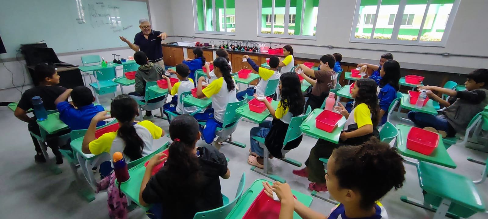 Aula de campo da Prefeitura de Cáceres incentiva pesquisa científica