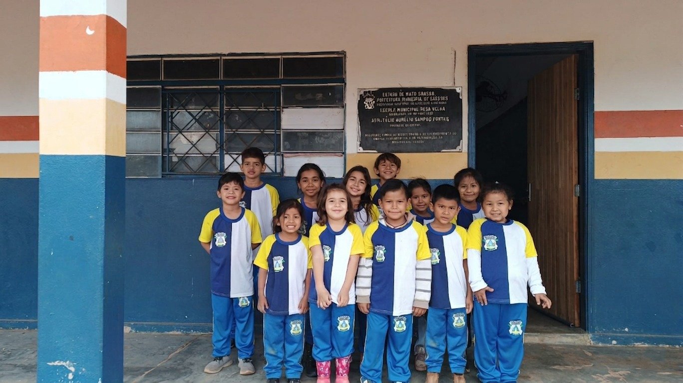 Uniformes da Prefeitura de Cáceres chegam à Escola Roça Velha