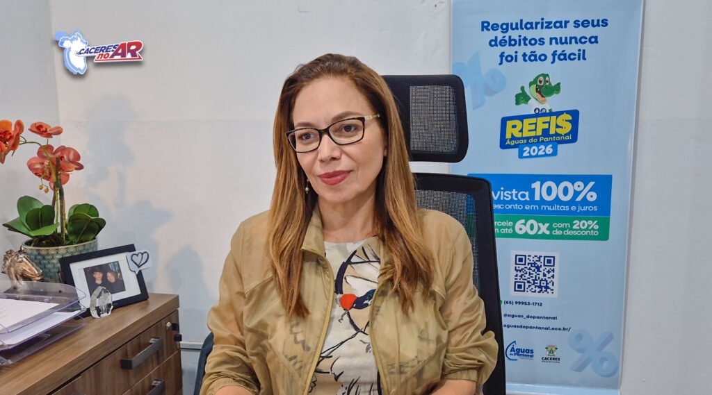 REFIS 2026 da Águas do Pantanal: atendimento com até 100% de desconto