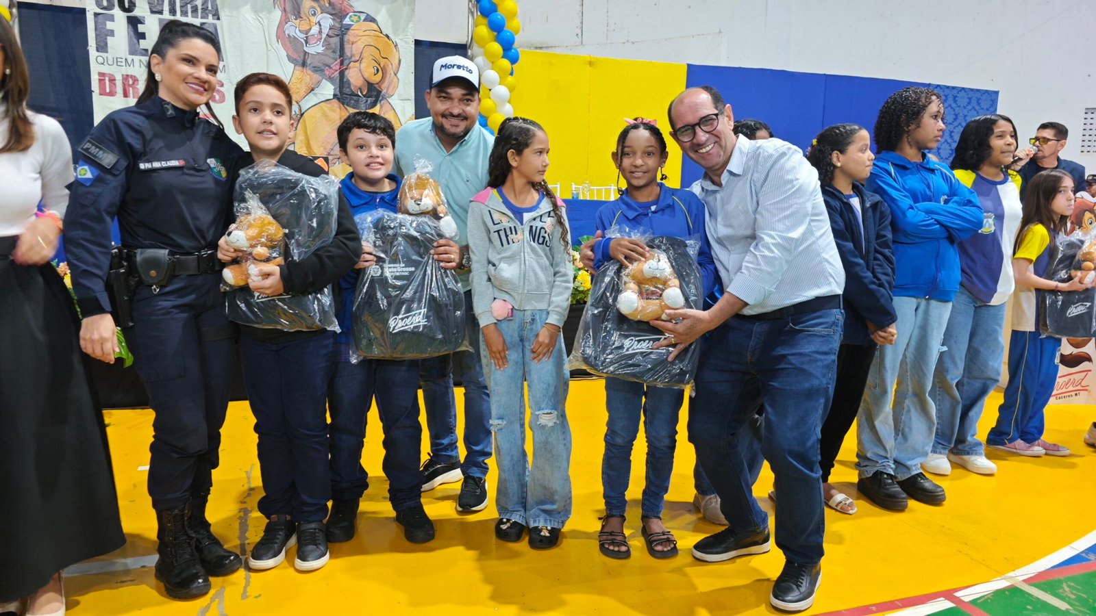 PROERD em Cáceres: formatura de 600 alunos em parceria