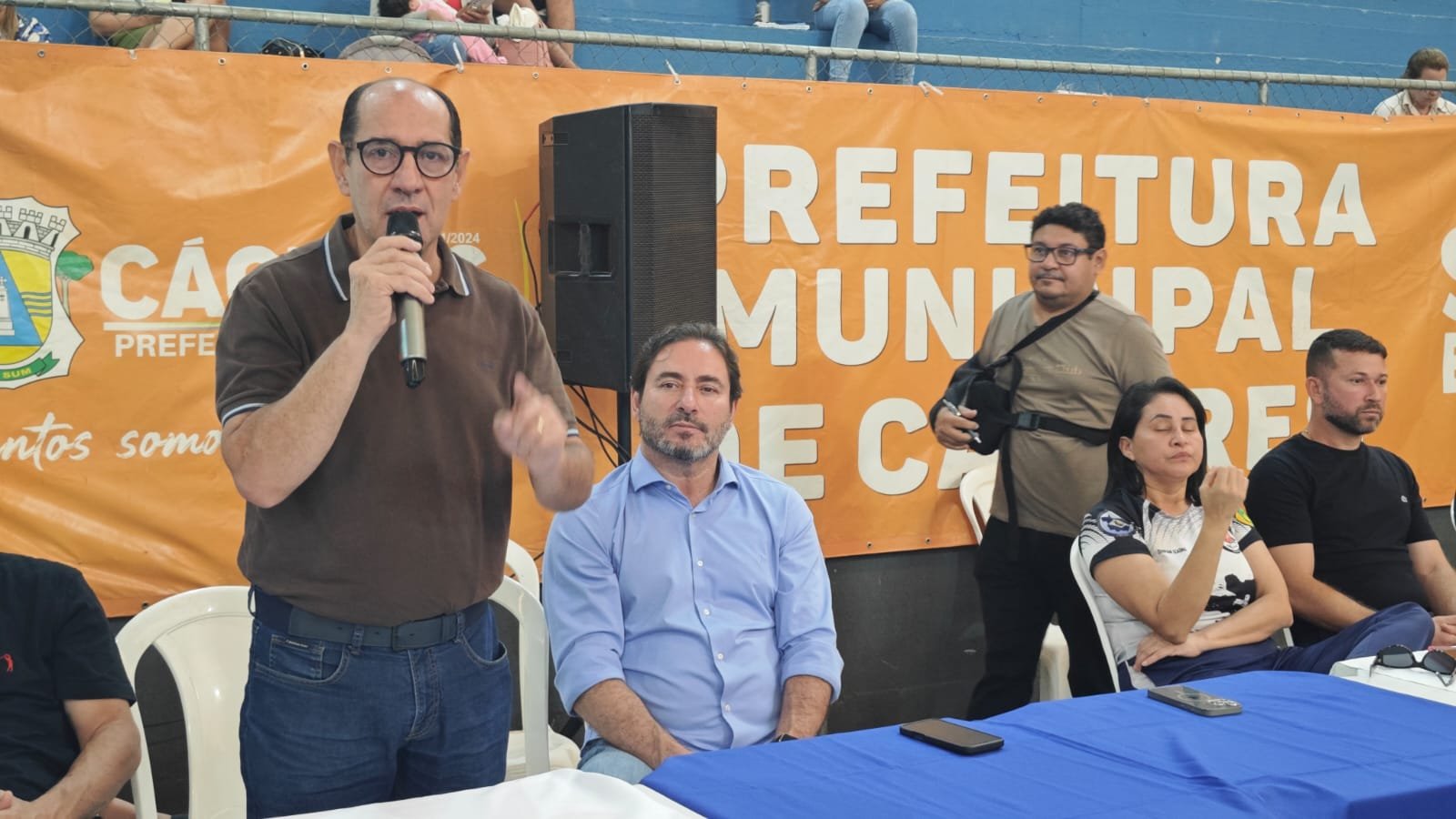 Campeonato Mato-grossense de Karatê: Prefeito em Cáceres