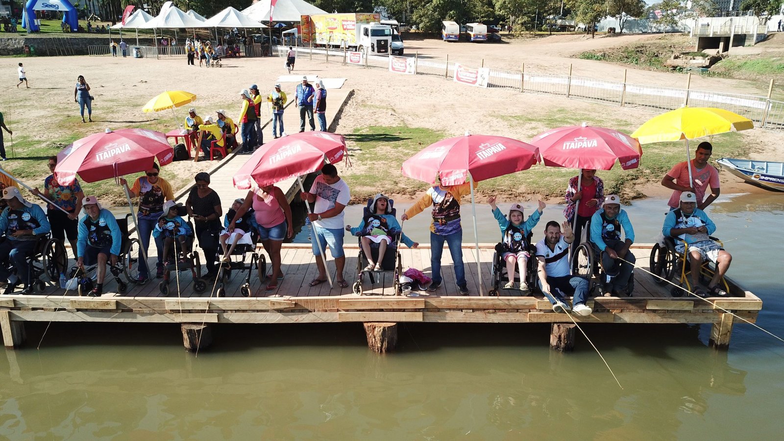 Prova PCD do FIPe abre competições de pesca esportiva
