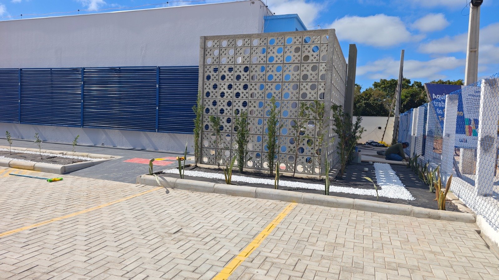 construção do CRAS Cavalhada III em Cáceres: R$ 1 milhão investido