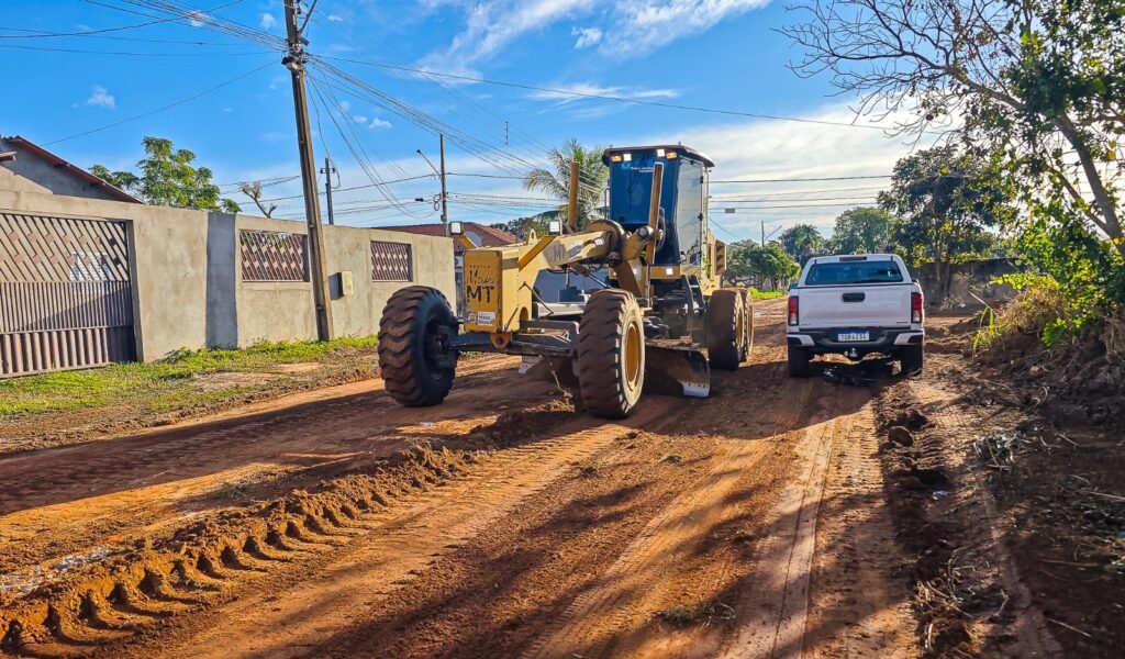 Limpeza urbana no Jardim Paraíso: Prefeitura de Cáceres inicia serviços