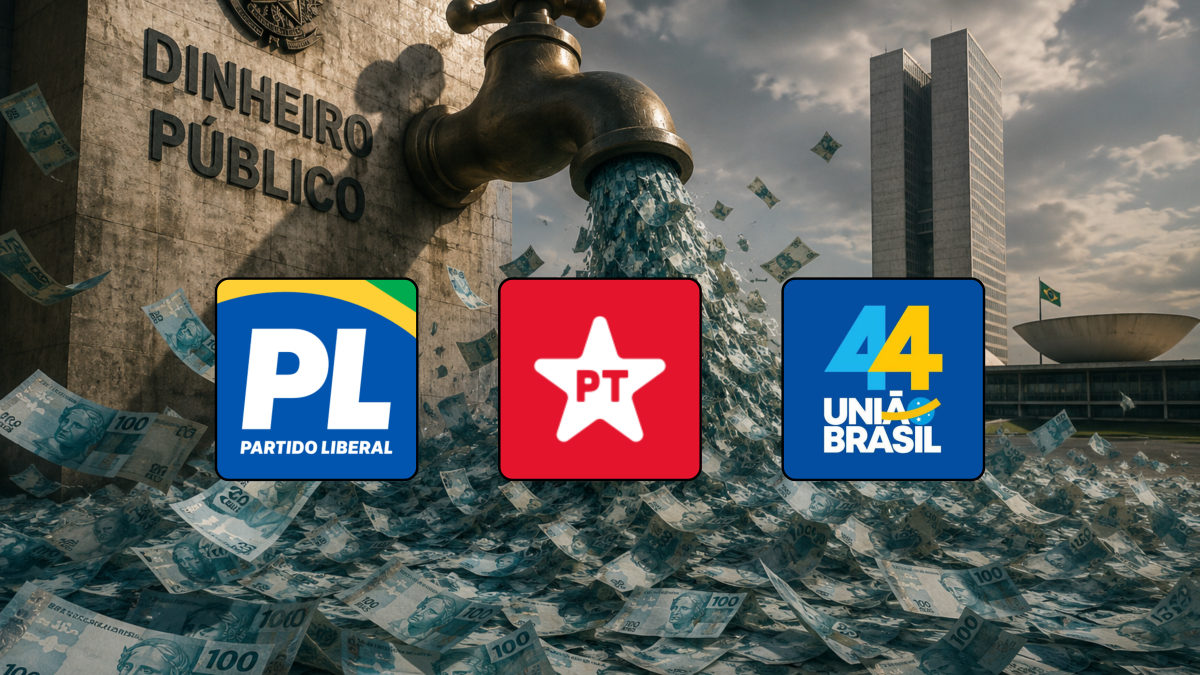 Fundo Partidário em MT: PL, PT e União Brasil lideram ranking