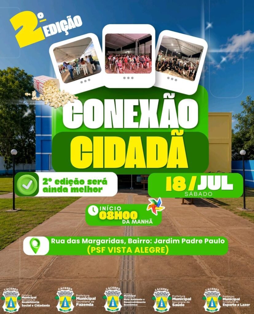 Conexão Cidadã em Cáceres: 2ª edição no Jardim Padre Paulo