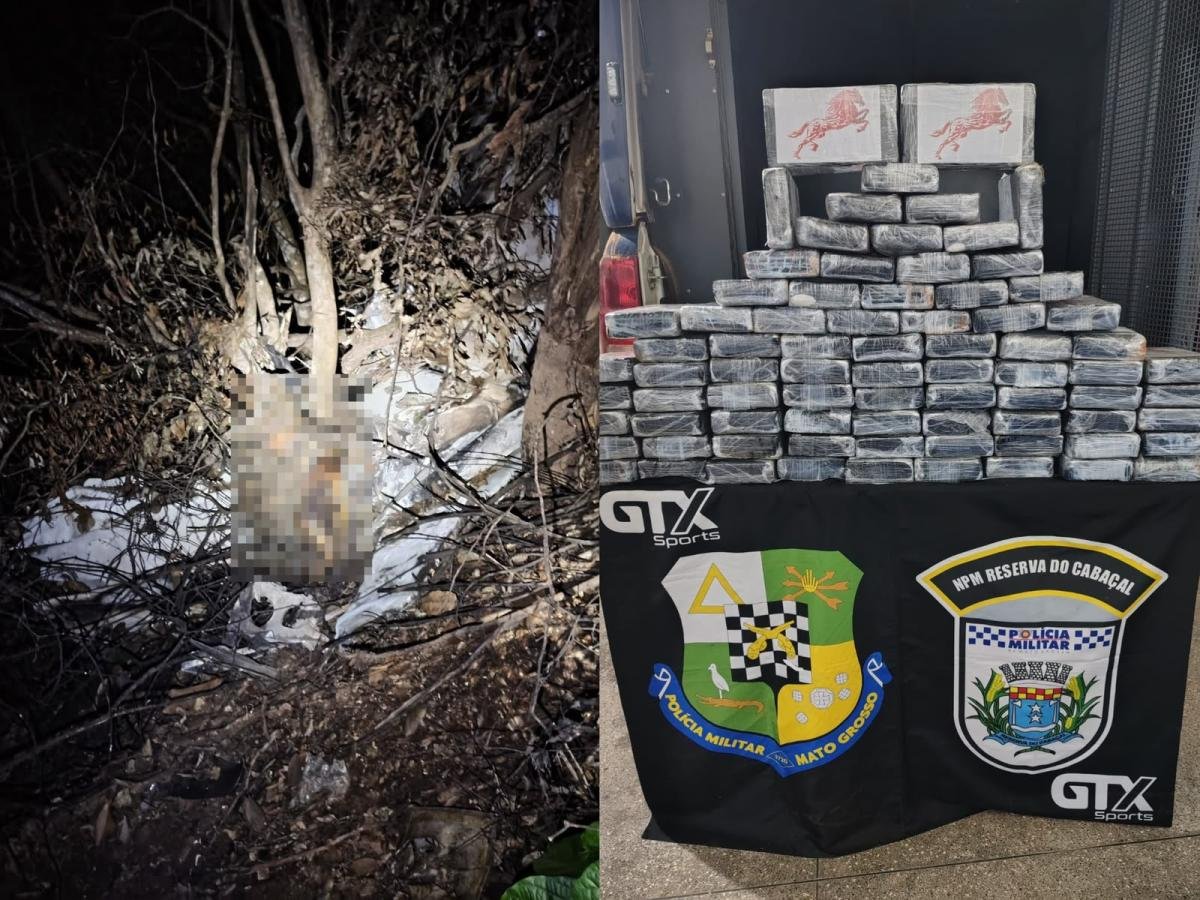 Carga de cocaína e corpos são encontrados em Reserva do Cabeçal