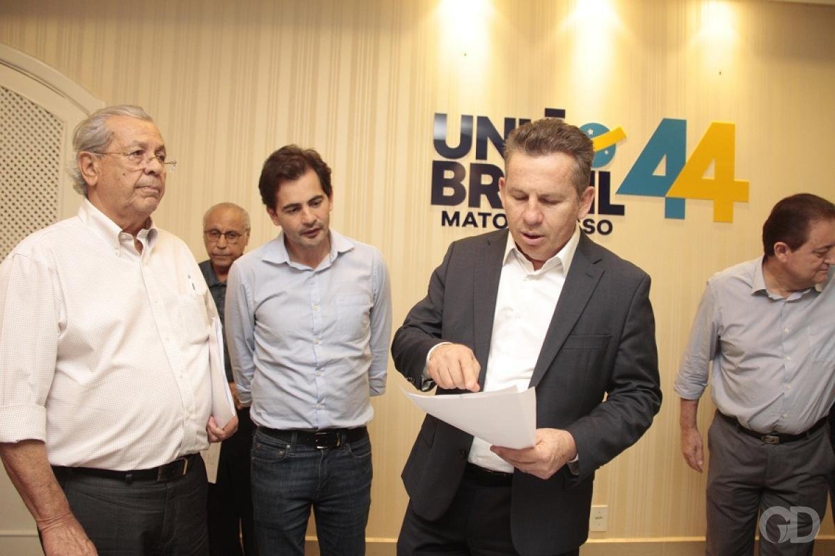 Convenção do União Brasil é oficializada por Mauro Mendes