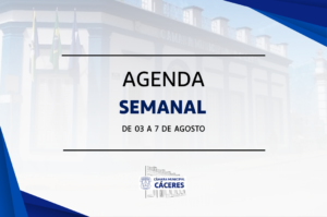 Agenda da Câmara de Cáceres: Capacitação, comissões e audiência