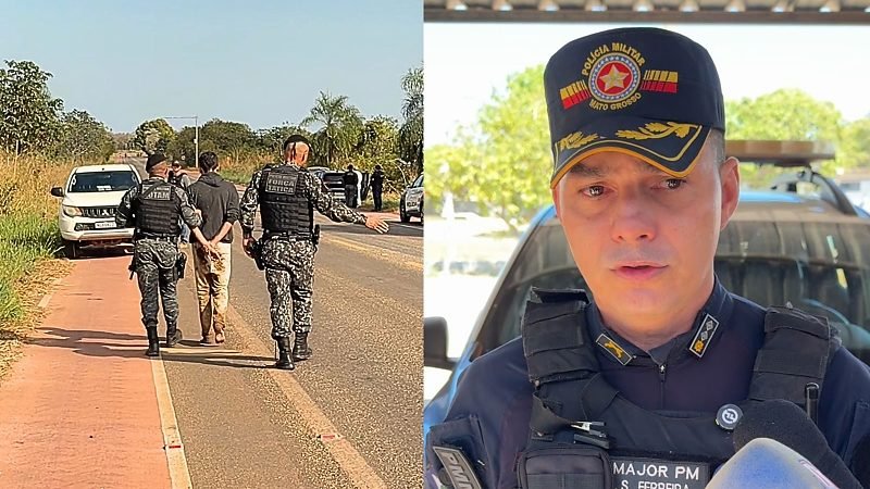 Cerco na MT-343 prende suspeitos de tentativa de homicídio