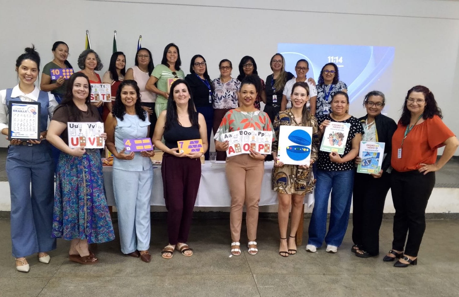 Primeiro módulo do Curso de Braille é concluído em Cáceres