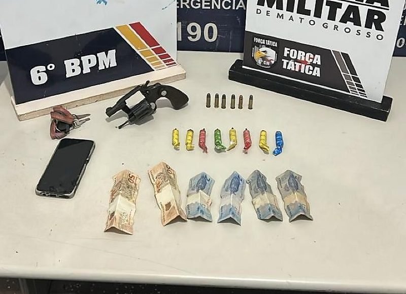 Prisão de dupla em Cáceres: PM detém suspeitos do Comando Vermelho
