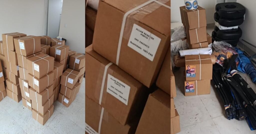 Material de campanha em órgão público: denúncia na Educação