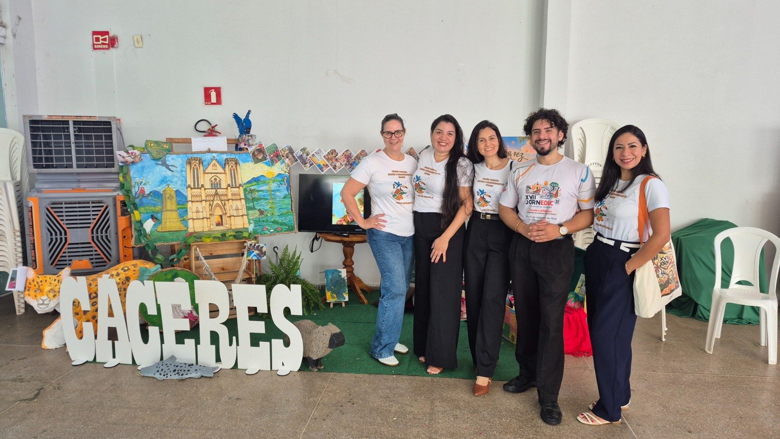 Professores da Rede Municipal de Cáceres na XVII JORNEDUC