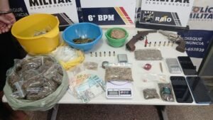 Operação da PM em Cáceres: Três detidos com armas e drogas