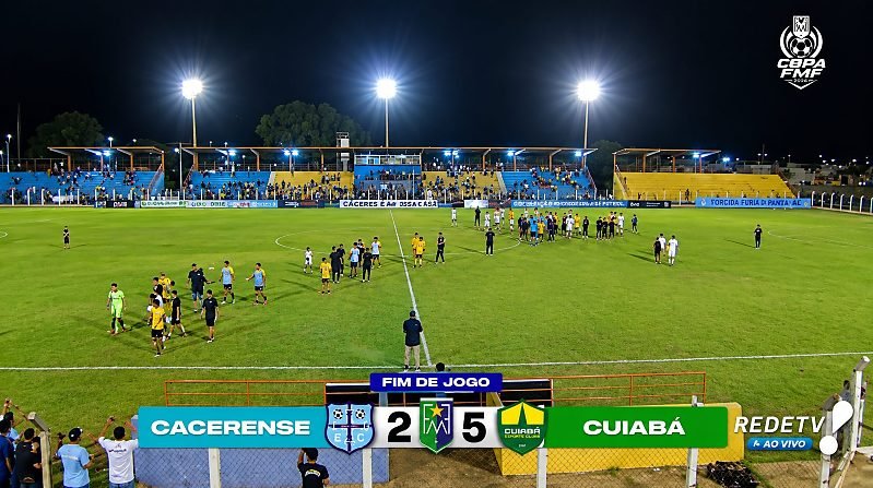 Arbitragem na partida: Cacerense contesta pênaltis em derrota