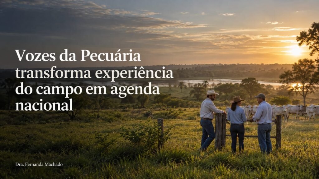 Vozes da Pecuária: experiência do campo vira agenda nacional