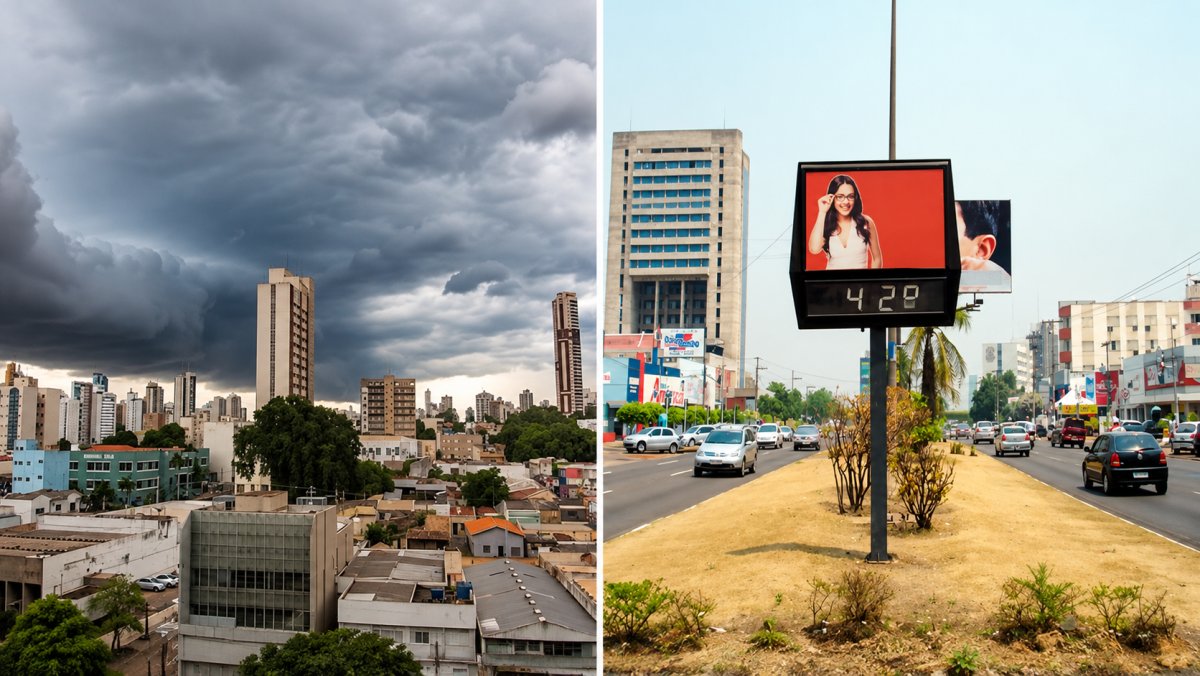 O clima em Mato Grosso: instabilidade e calor de 40°C