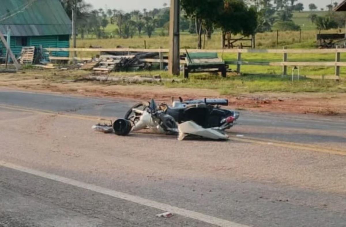 Morte em acidente de moto: Mulher perde controle e morre em Indiavaí