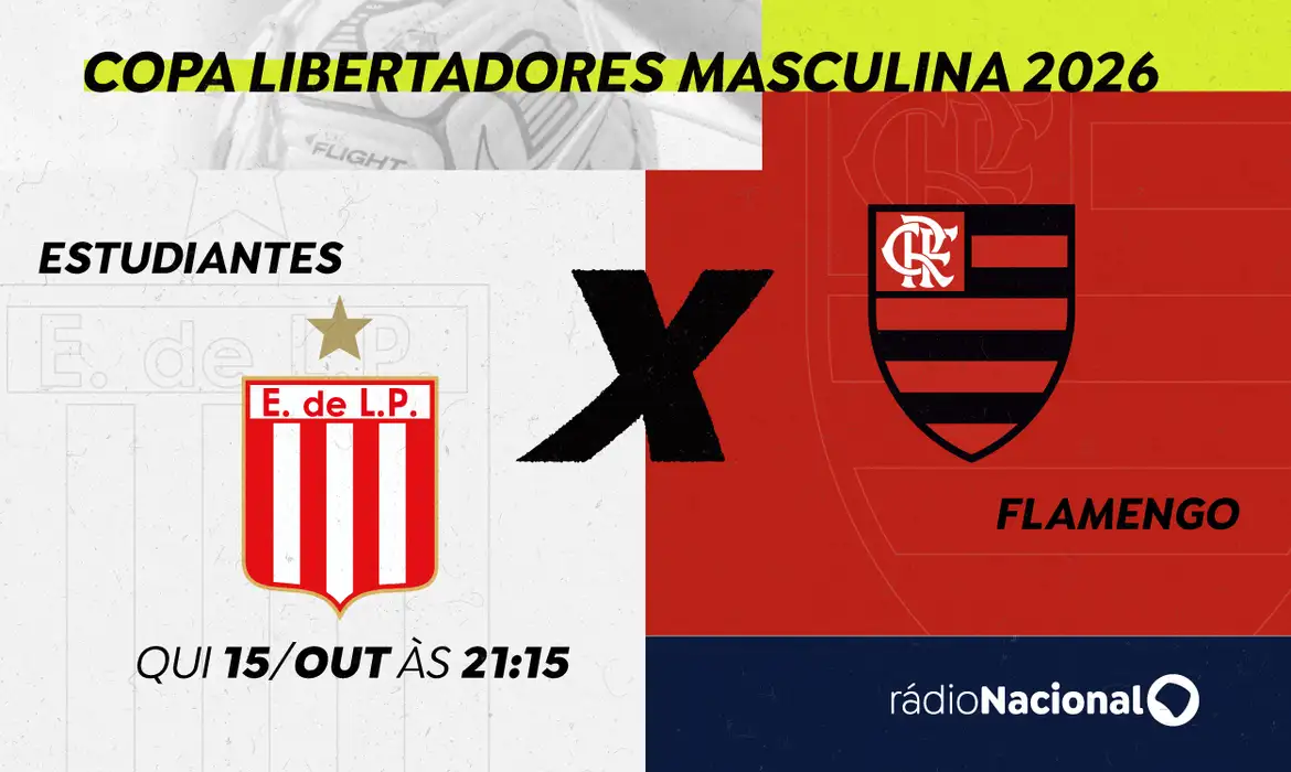 Rádio Nacional transmite Libertadores: Estudiantes x Flamengo